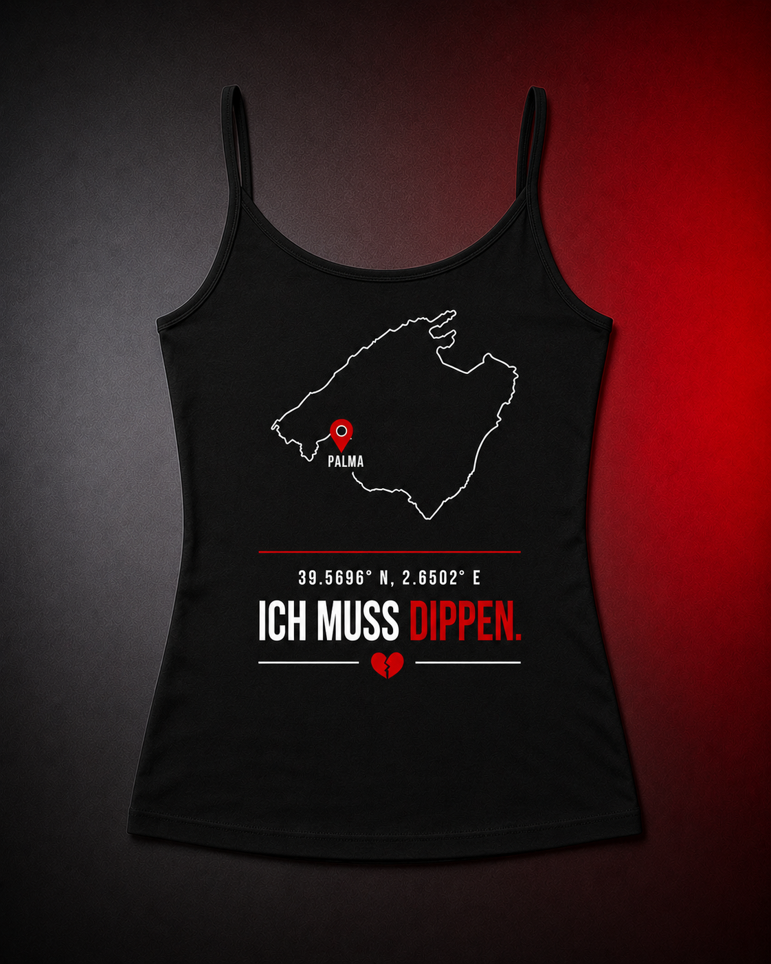 Dipp Song Tanktop Urlaubs-Edition Palma – Offizielles Dippen Merch